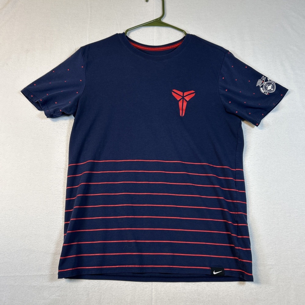 Vintage Nike Kobe Bryant T-Shirt Dri-Fit Athletic Cut Mens Medium KB24 Olympics